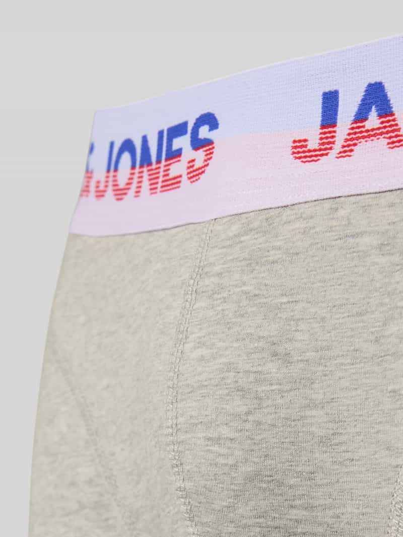 jack & jones Boxershort met label in band in een set van 5 stuks model 'JADON'