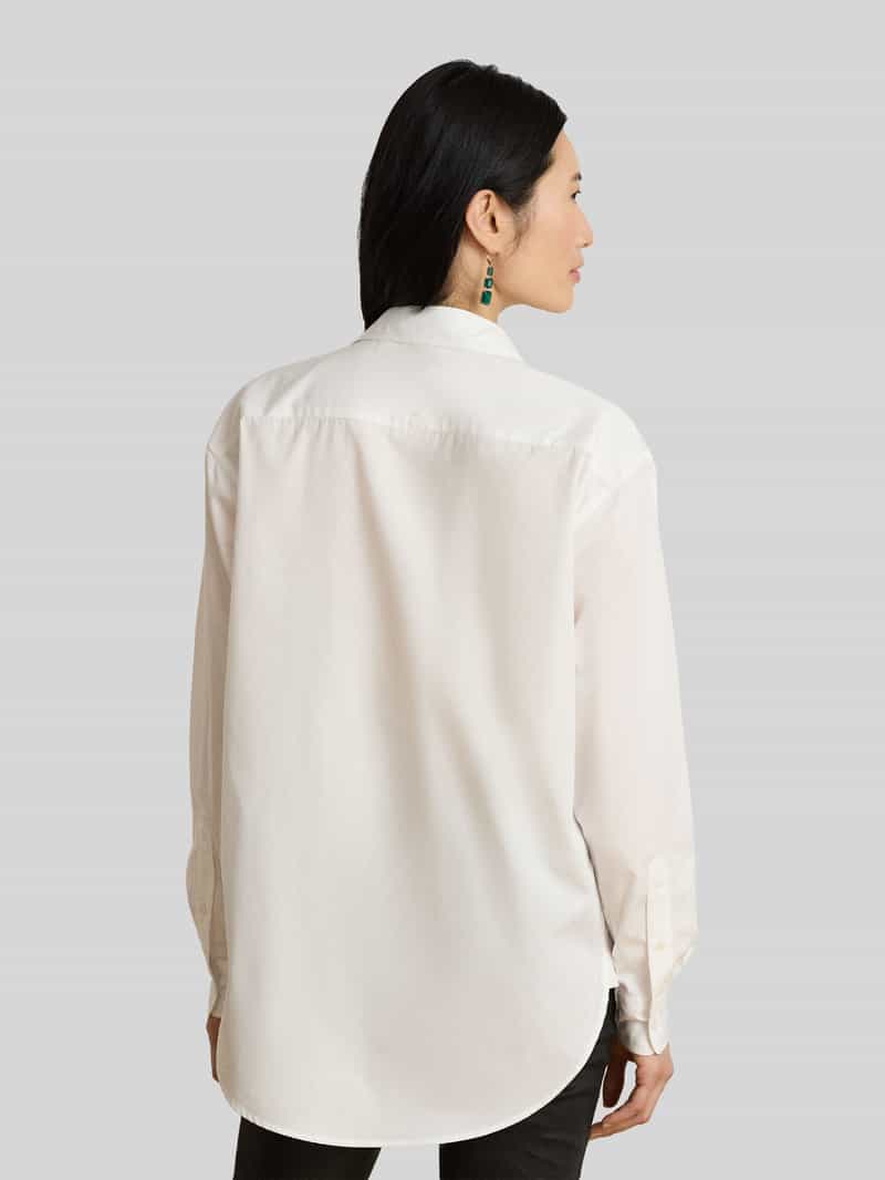Lauren Ralph Lauren oversized overhemdblouse van puur katoen