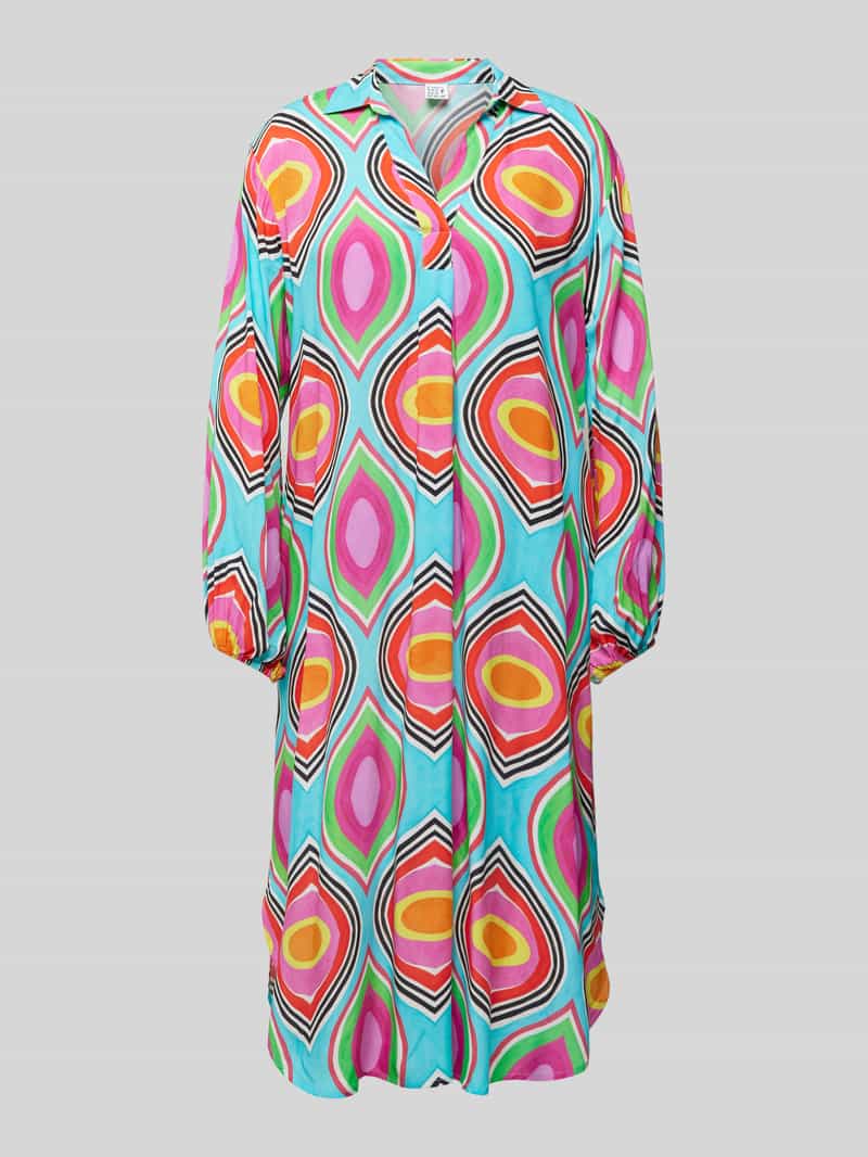 Emily Van den Bergh Midi-jurk met tuniekkraag