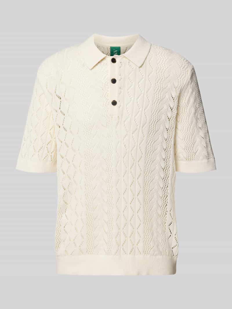 ANNARR Regular fit poloshirt met knoopsluiting model 'MANI'