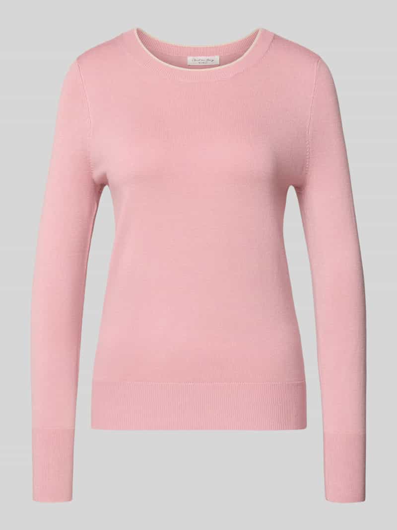 Christian Berg Woman Gebreide pullover met ribboorden