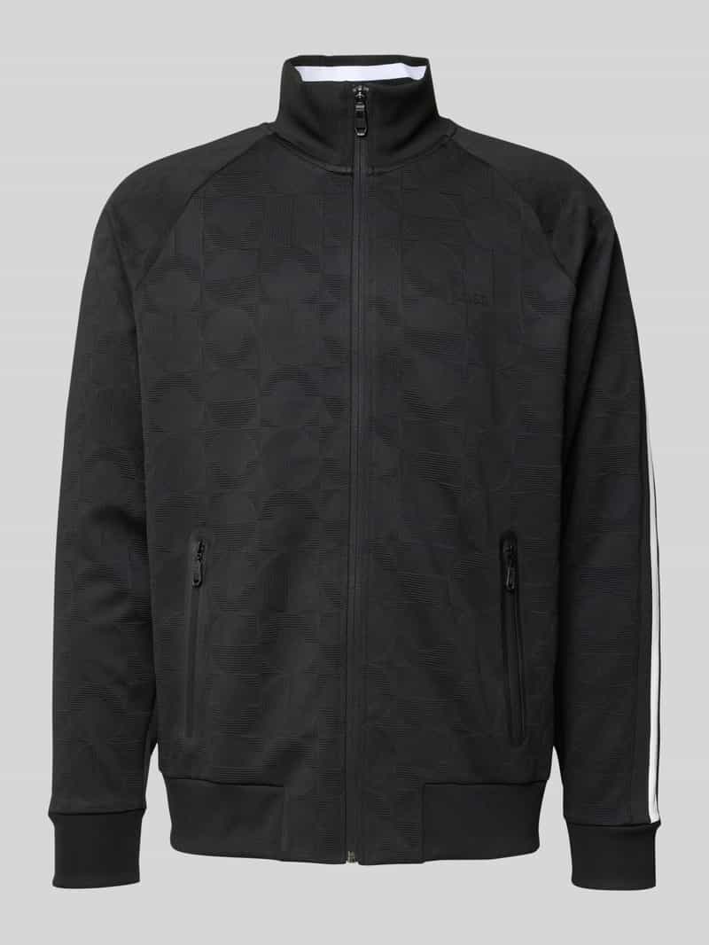BOSS Green Sweatjack met ritszakken model 'Skarley'