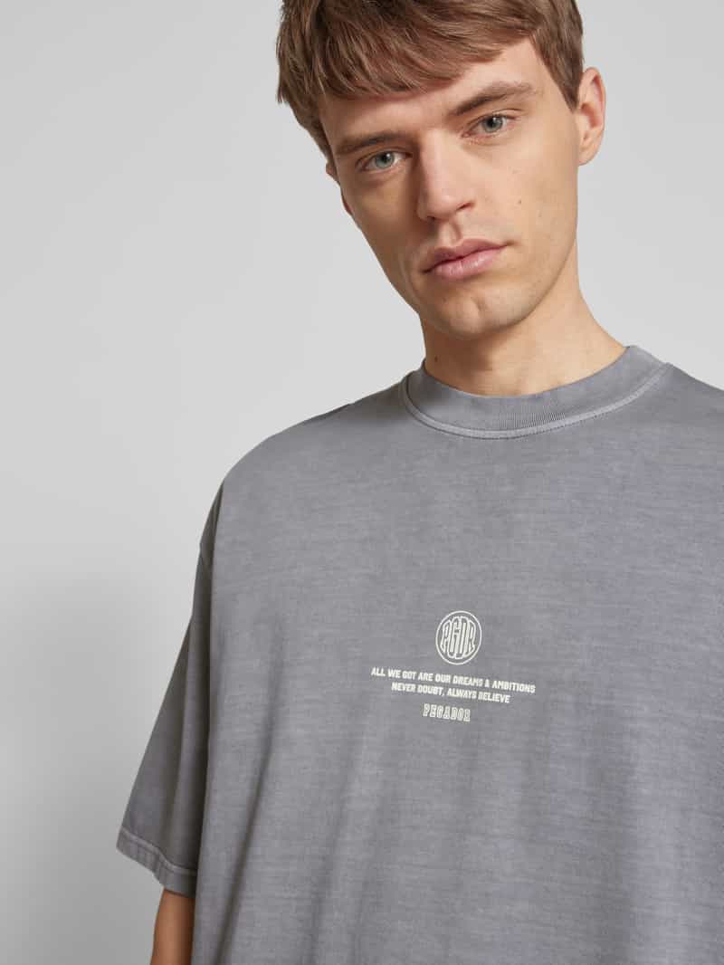 Pegador Oversized T-shirt met labelprint model 'BAYLOR'