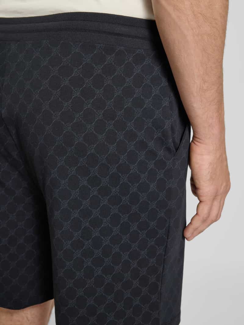 JOOP! Collection Sweatshorts met elastische band en tunnelkoord