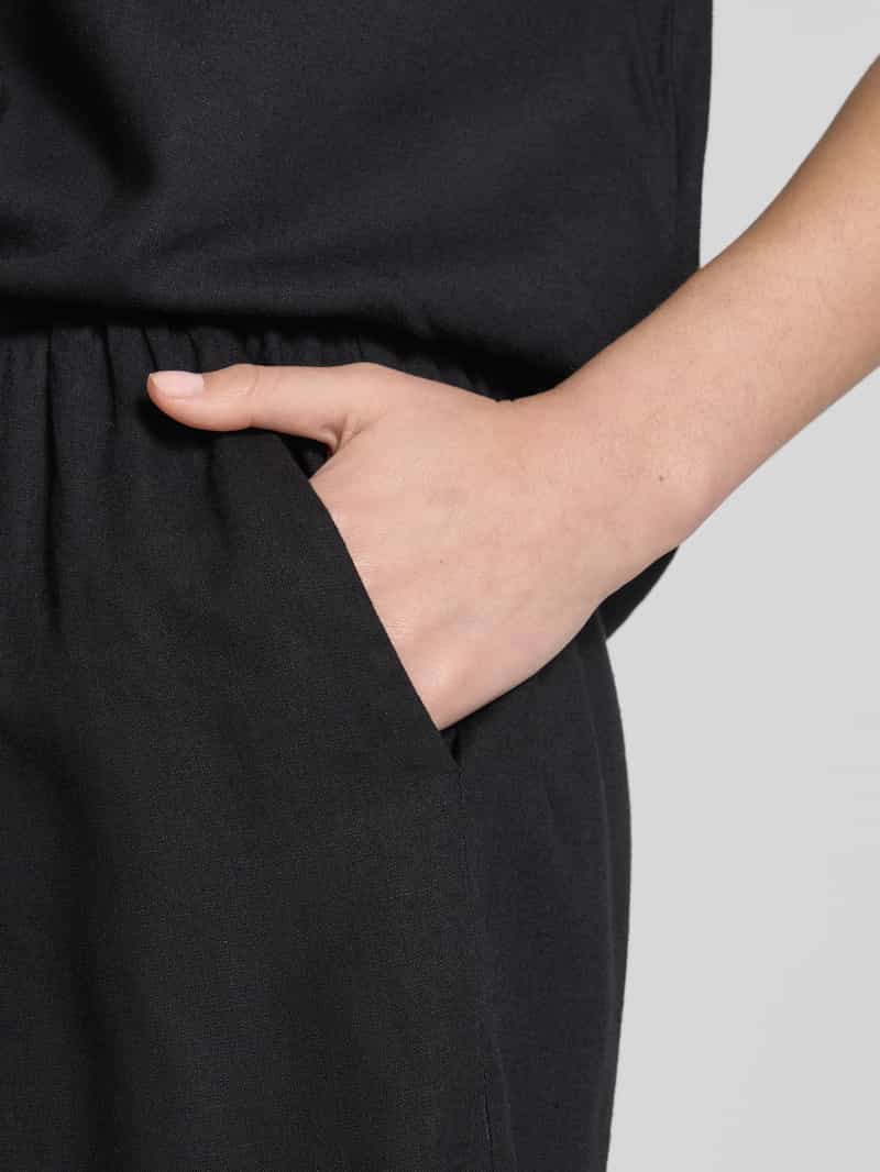 Pieces Regular fit korte broek met all-over motief model 'PIA'