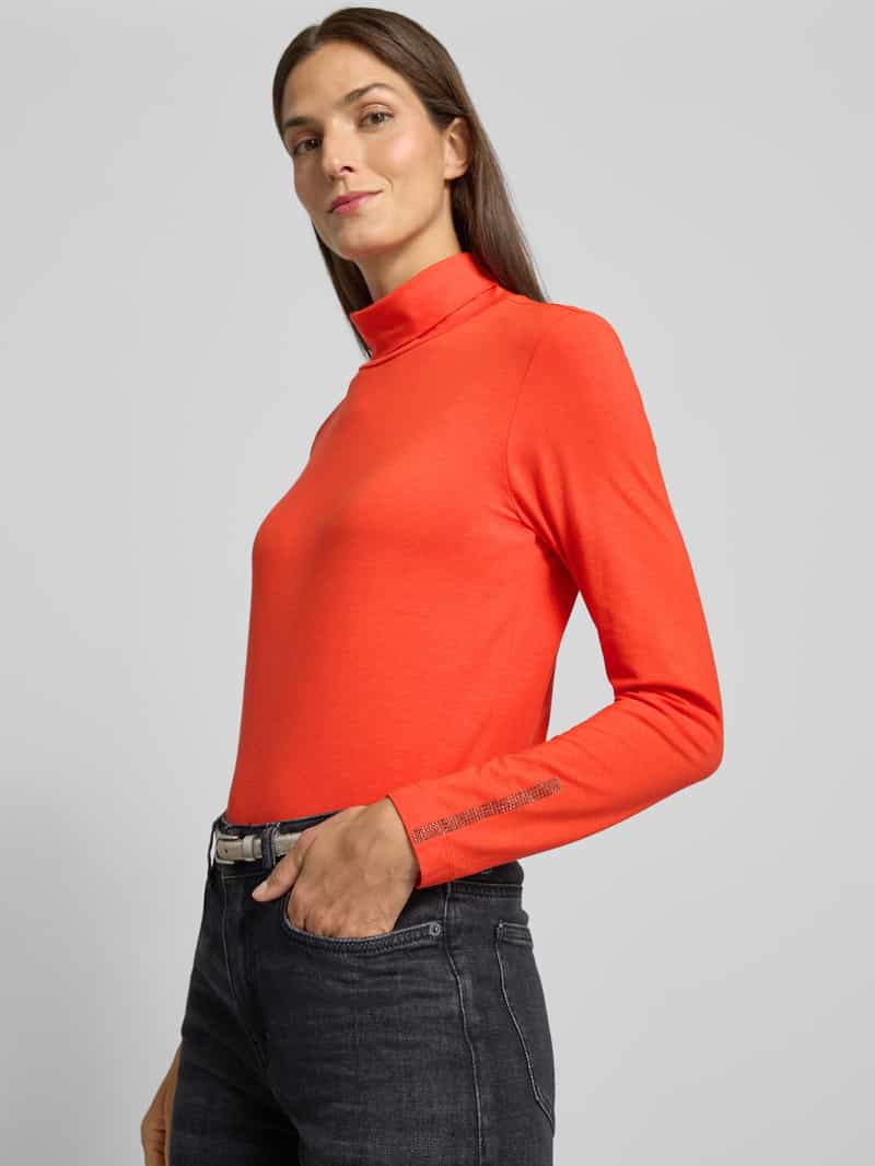 BRAX Shirt met lange mouwen en col model 'CARINA'