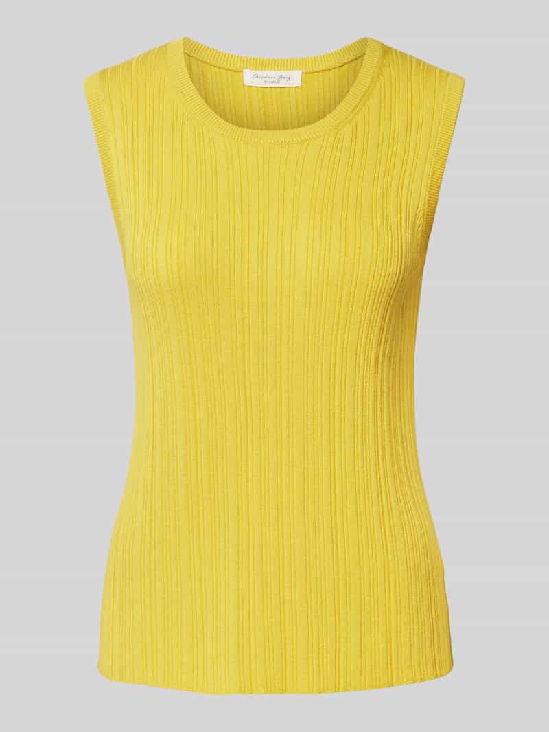Christian Berg Woman Tanktop in gebreide look