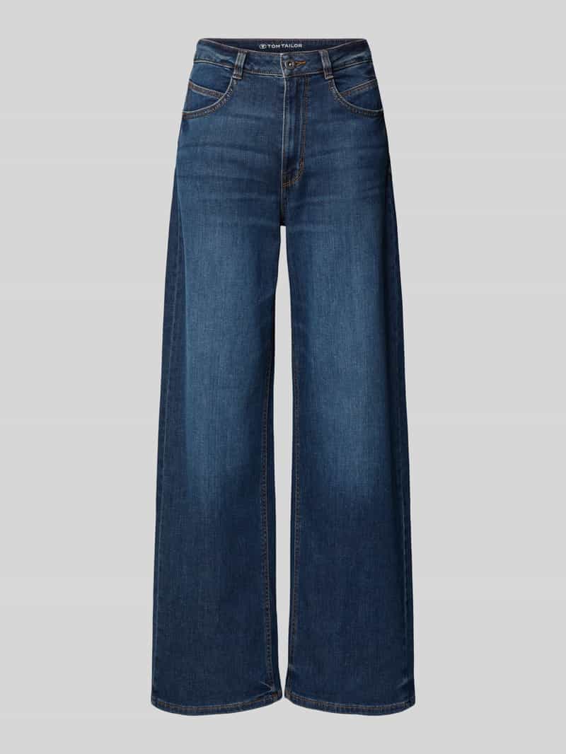 Tom Tailor High waist jeans van katoenmix model 'MADINA'