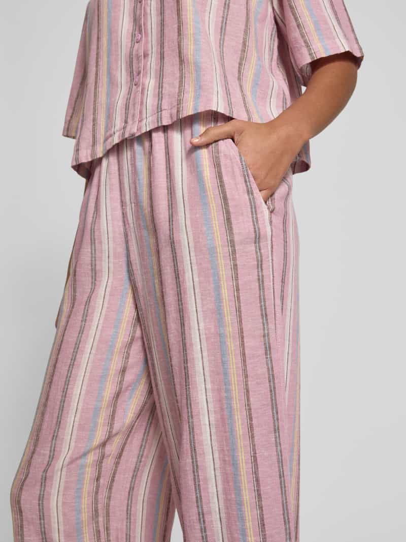 Jake*s Casual Stoffen broek met elastische band