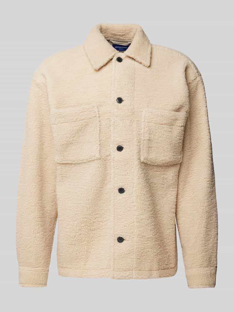 jack & jones Regular fit overhemdjack met borstzakken model 'NEWTON'