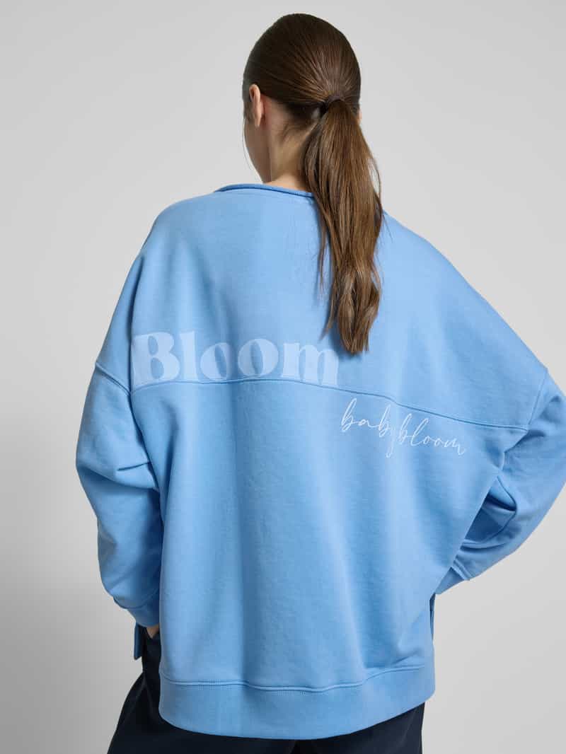 Smith and Soul Sweatshirt met extra brede schouders en ronde hals