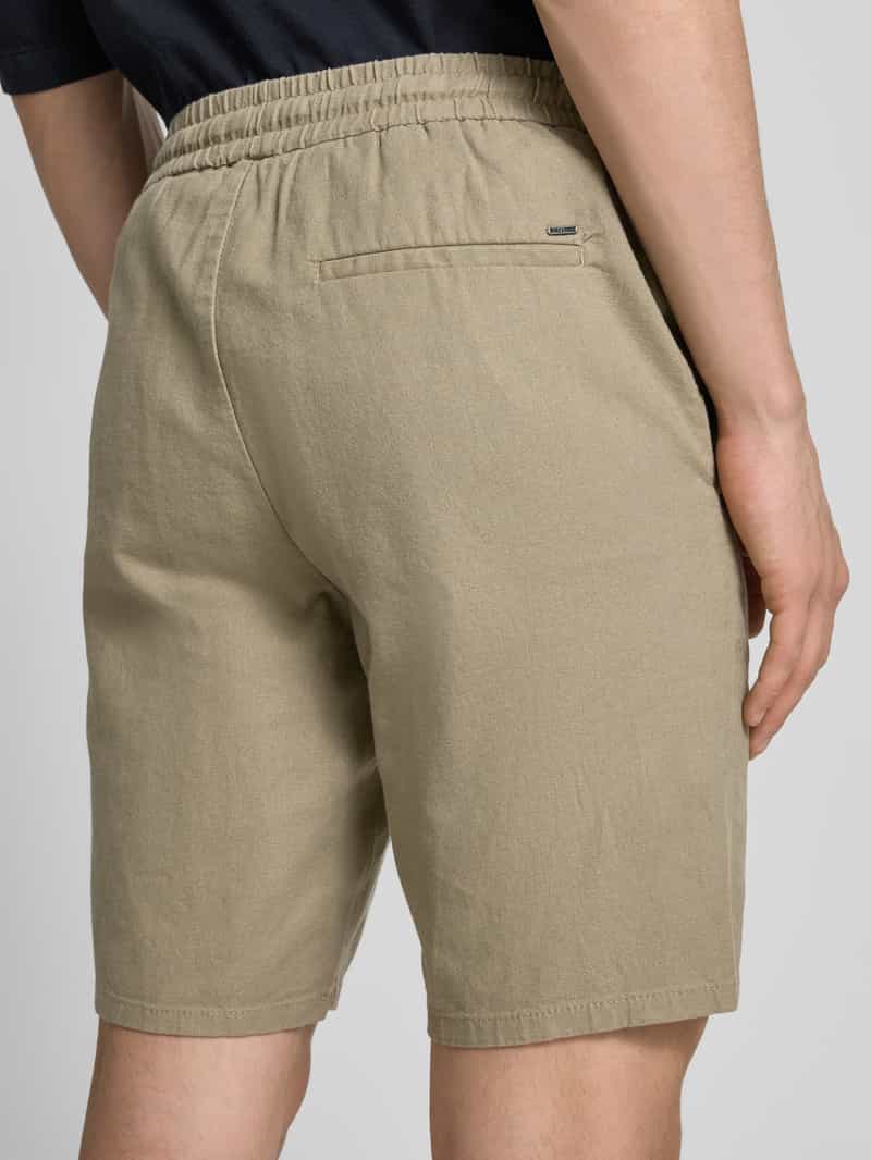 Only & Sons Korte broek van een mix van katoen en linnen model 'LINUS'