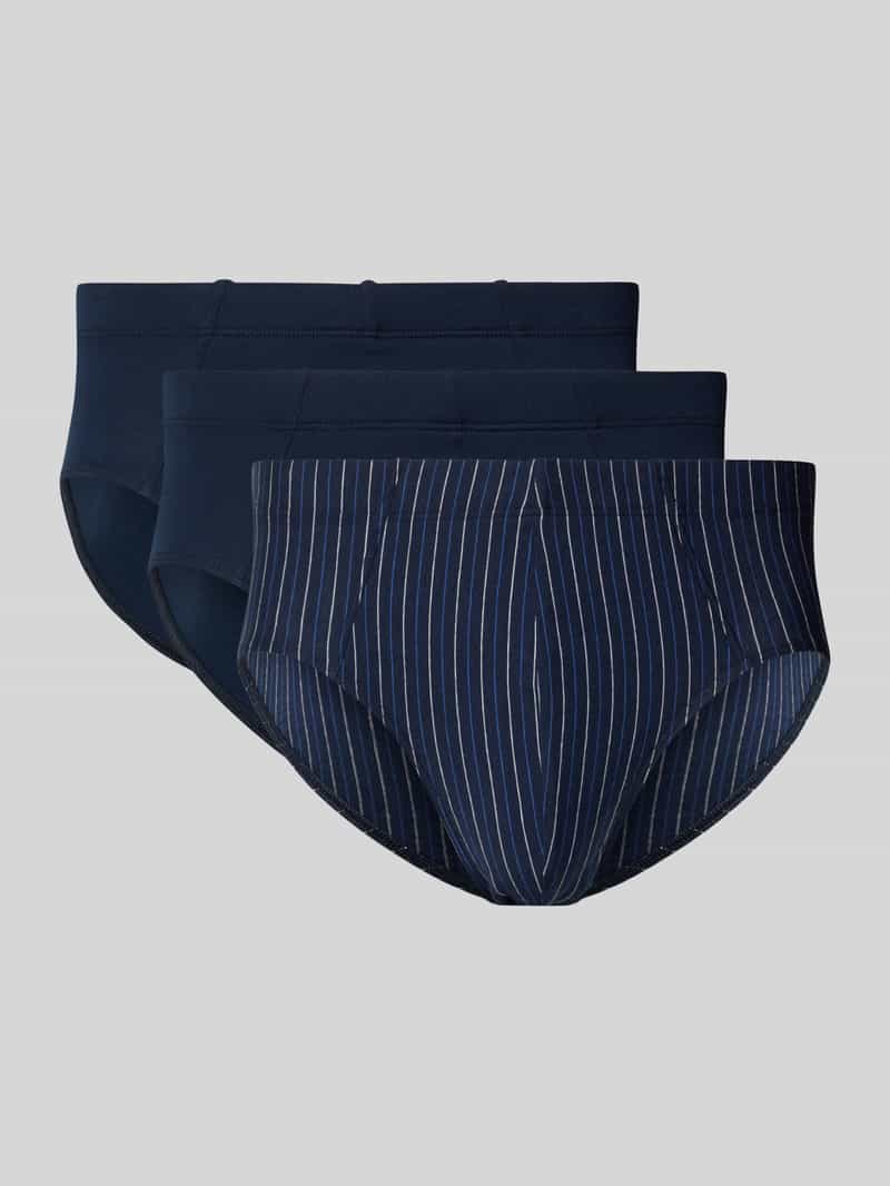 Schiesser Slim fit slip van katoenmix in een set van 3 stuks model 'Supermini'