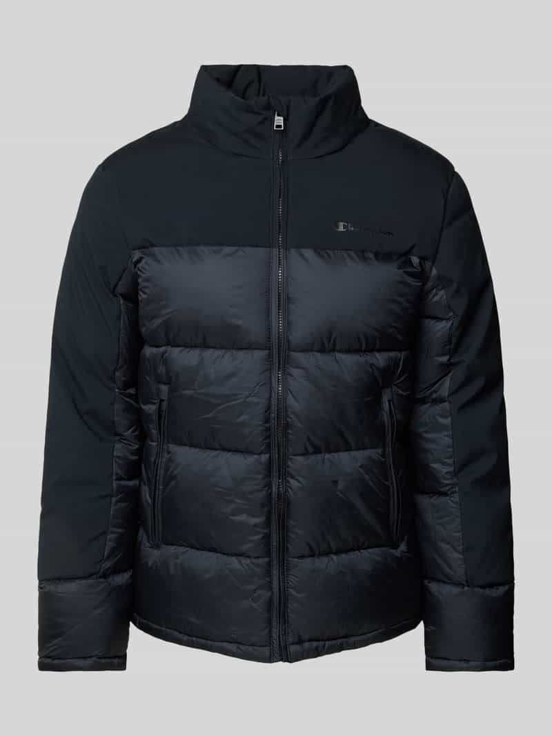 Champion Gewatteerd jack met labelprint