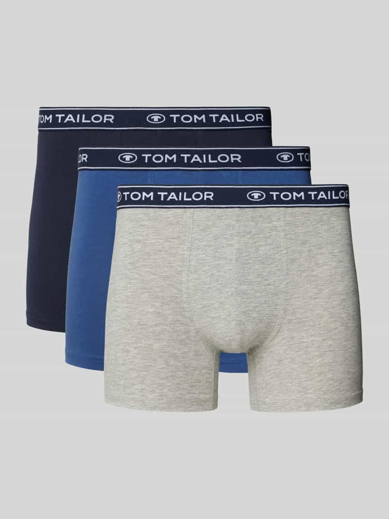 Tom Tailor Slim fit boxershort van een mix van katoen en elastaan