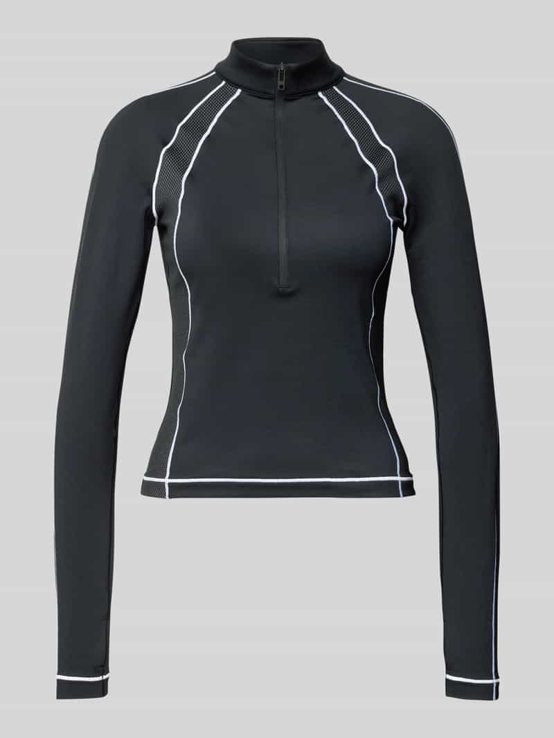 Under Armour Functioneel shirt met opstaande kraag model 'ColdGear Textured'