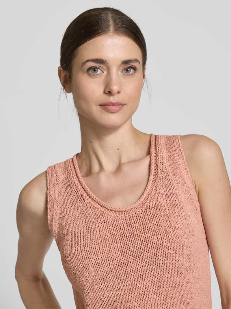 Marc O'Polo Regular fit gebreide tanktop van katoenmix