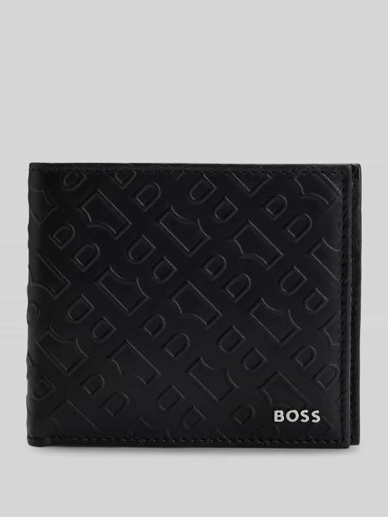 Boss Portemonnee van echt geitenleer