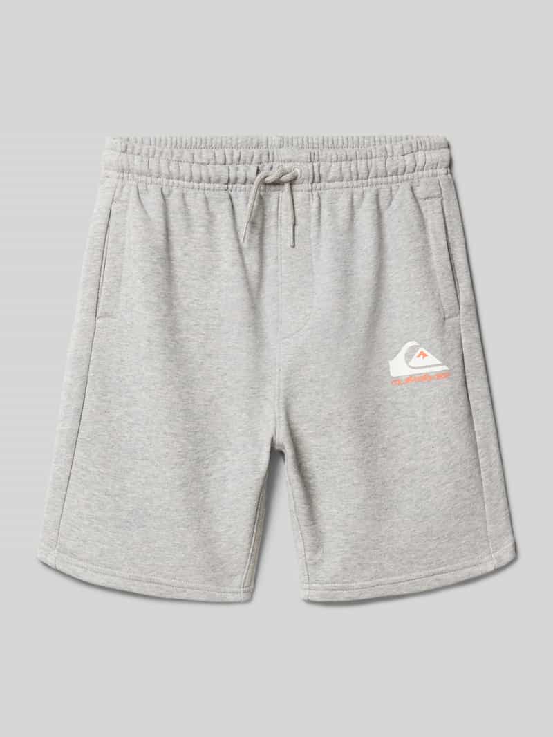 Quiksilver Regular fit sweatshorts met labelprint model 'EASY DAY'