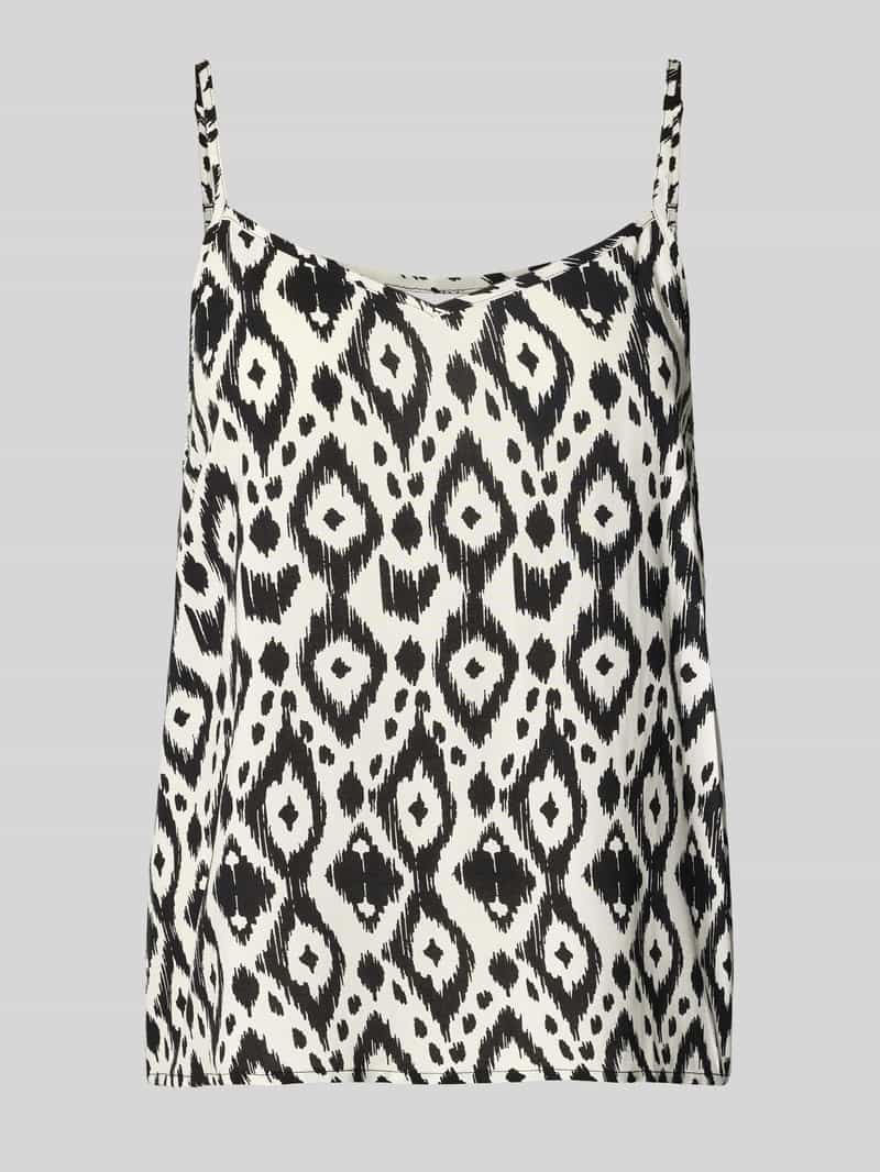 Only Regular fit top met bandjes en all-over motief model 'NOVA LIFE'