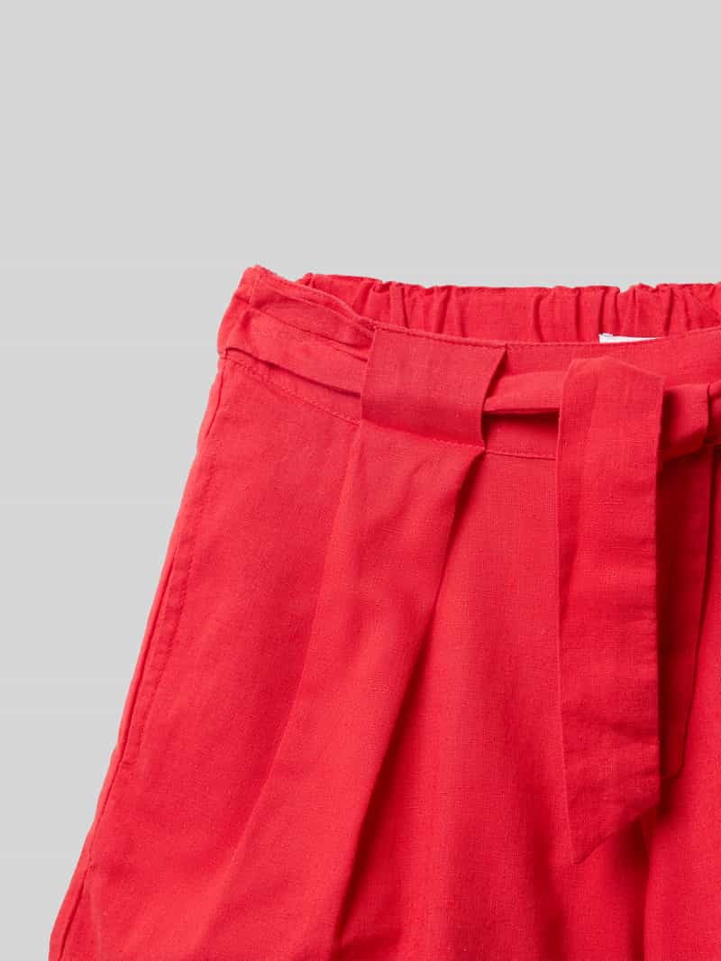 name it Korte broek met elastische band en linnen model 'FALINNEN'
