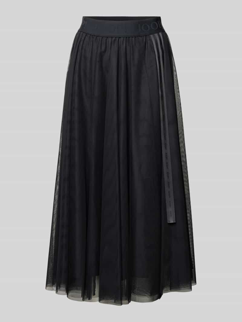 Joop! Midirok met label in band, model 'Fridi'