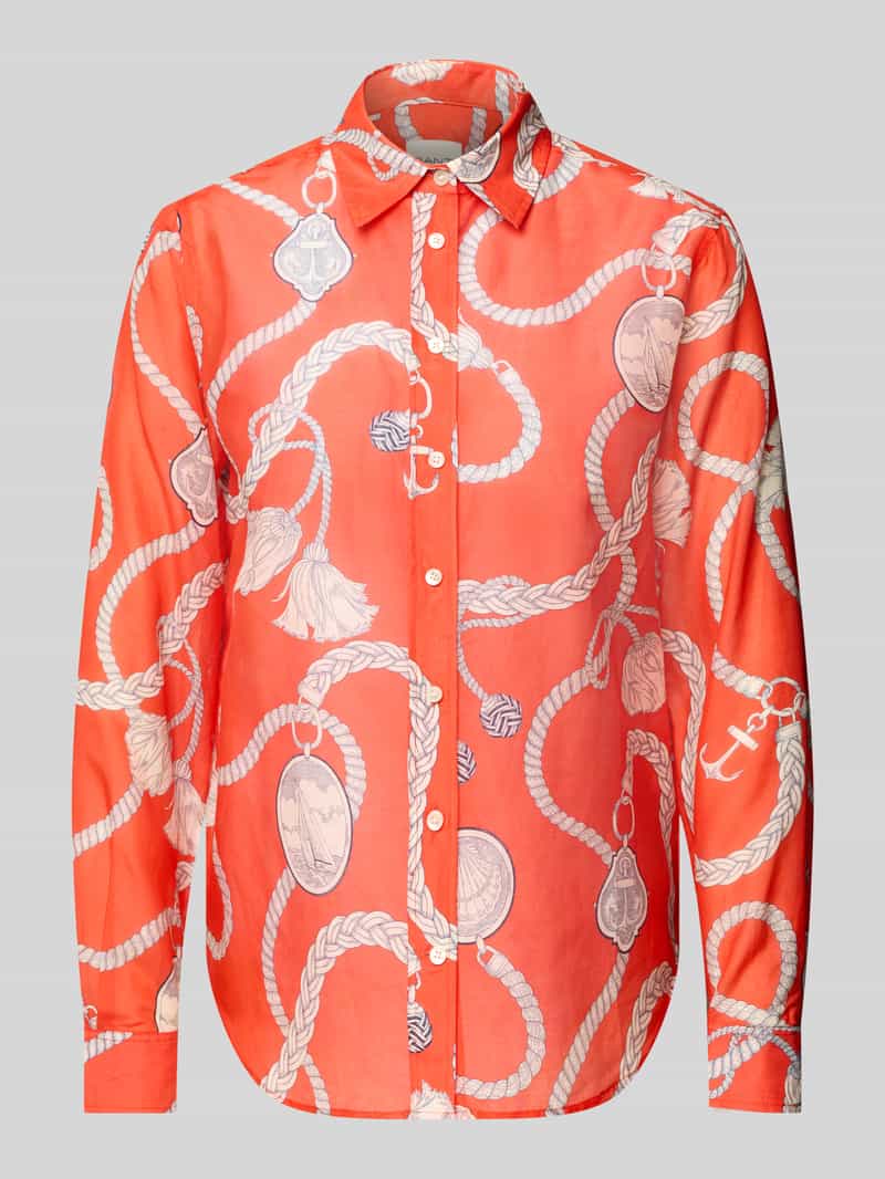 Gant Regular fit blouse met doorknoopsluiting