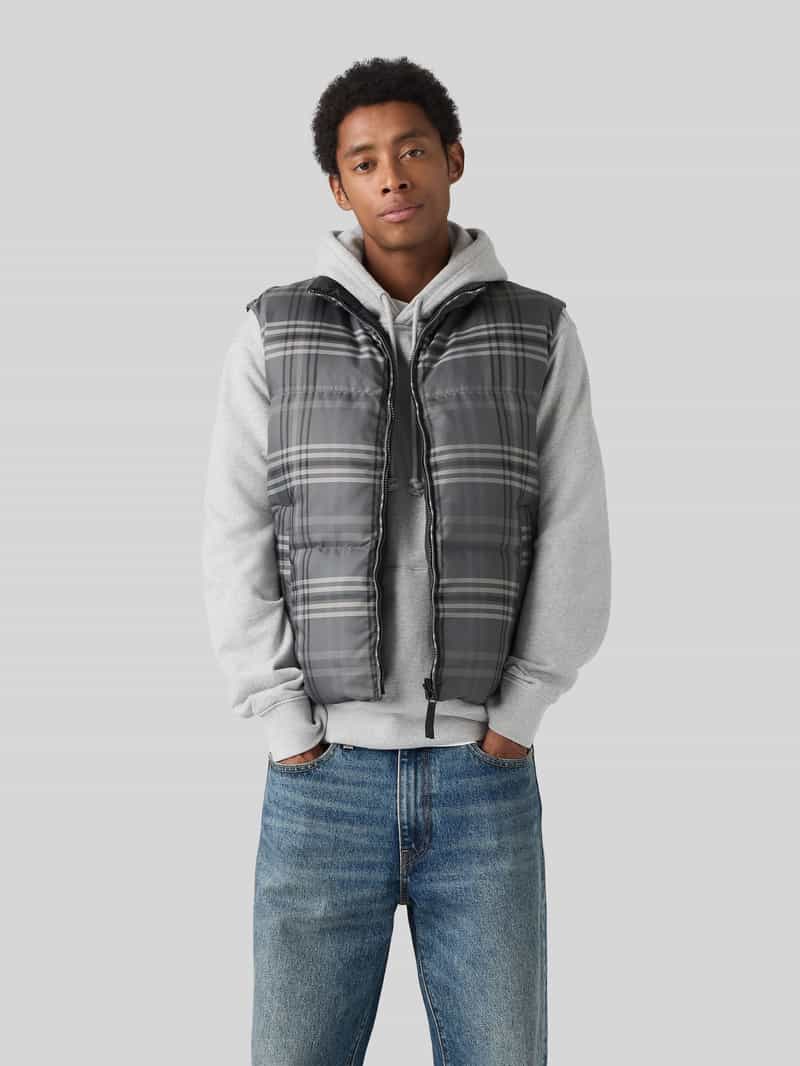 Levi's Regular fit bodywarmer met aan twee kanten draagbaar