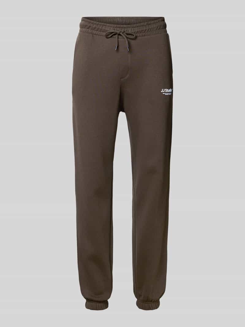 jack & jones Regular fit sweatpants met elastische band model 'KANE'
