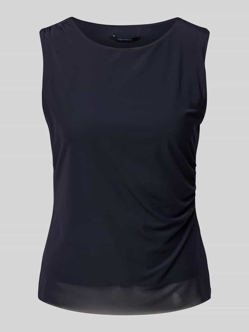 comma Tanktop met ronde hals
