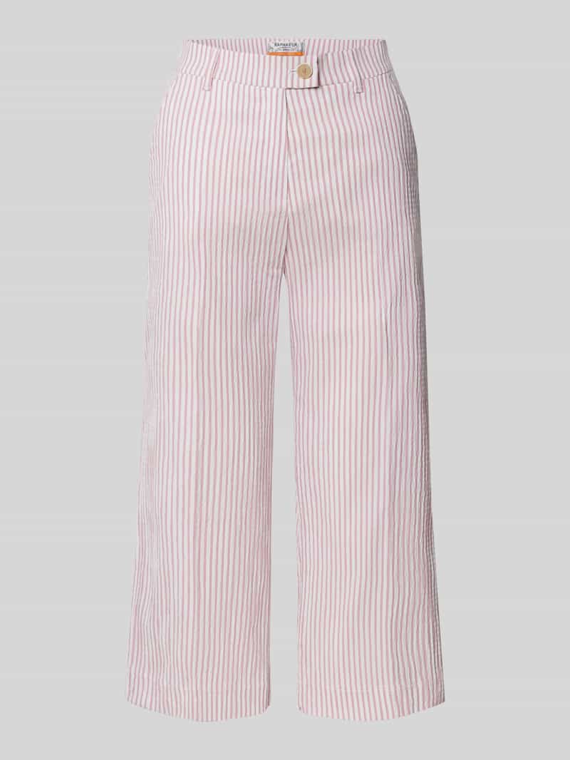 Raphaela By Brax Stoffen broek met verkorte pasvorm model 'Lorella'