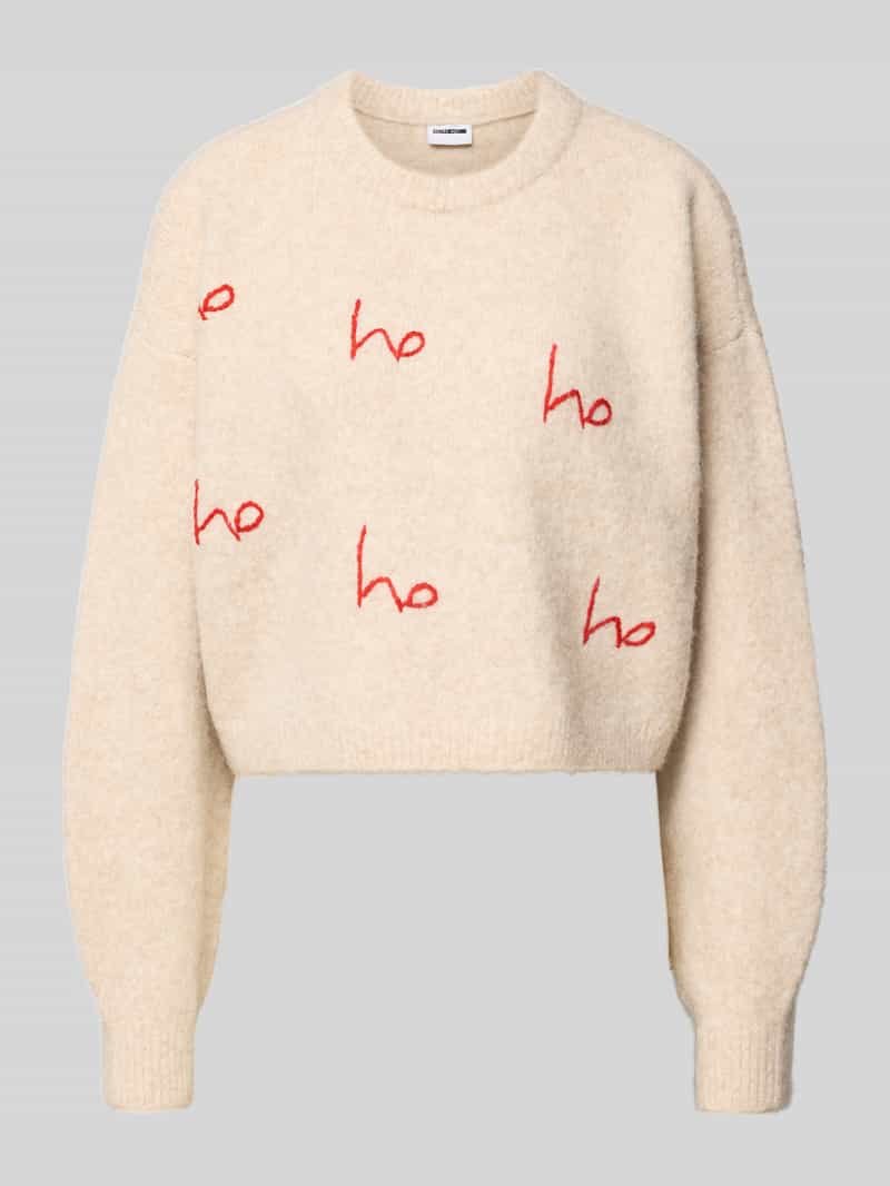 Noisy May Gebreide pullover met raglanmouwen en ronde hals