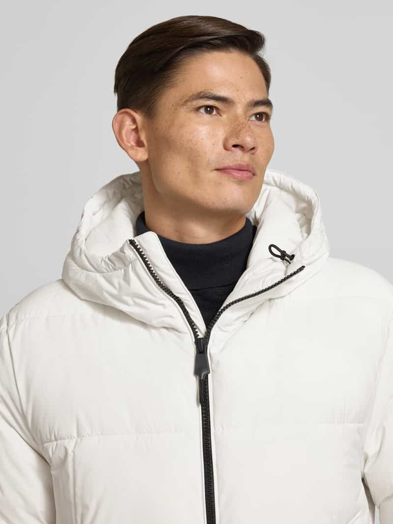 Strellson Regular fit gewatteerd jack met capuchon model 'SMOOTH'