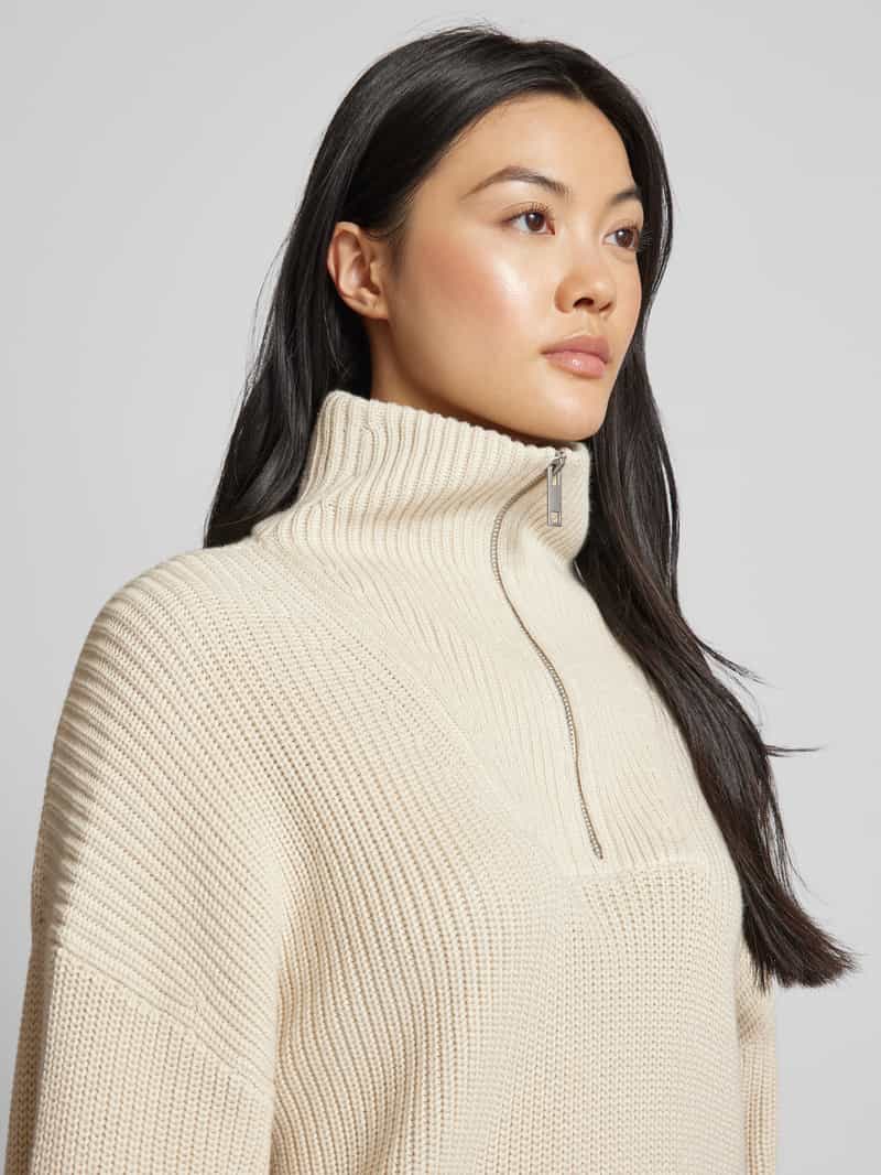 Jake*s Casual Gebreide pullover met schipperskraag