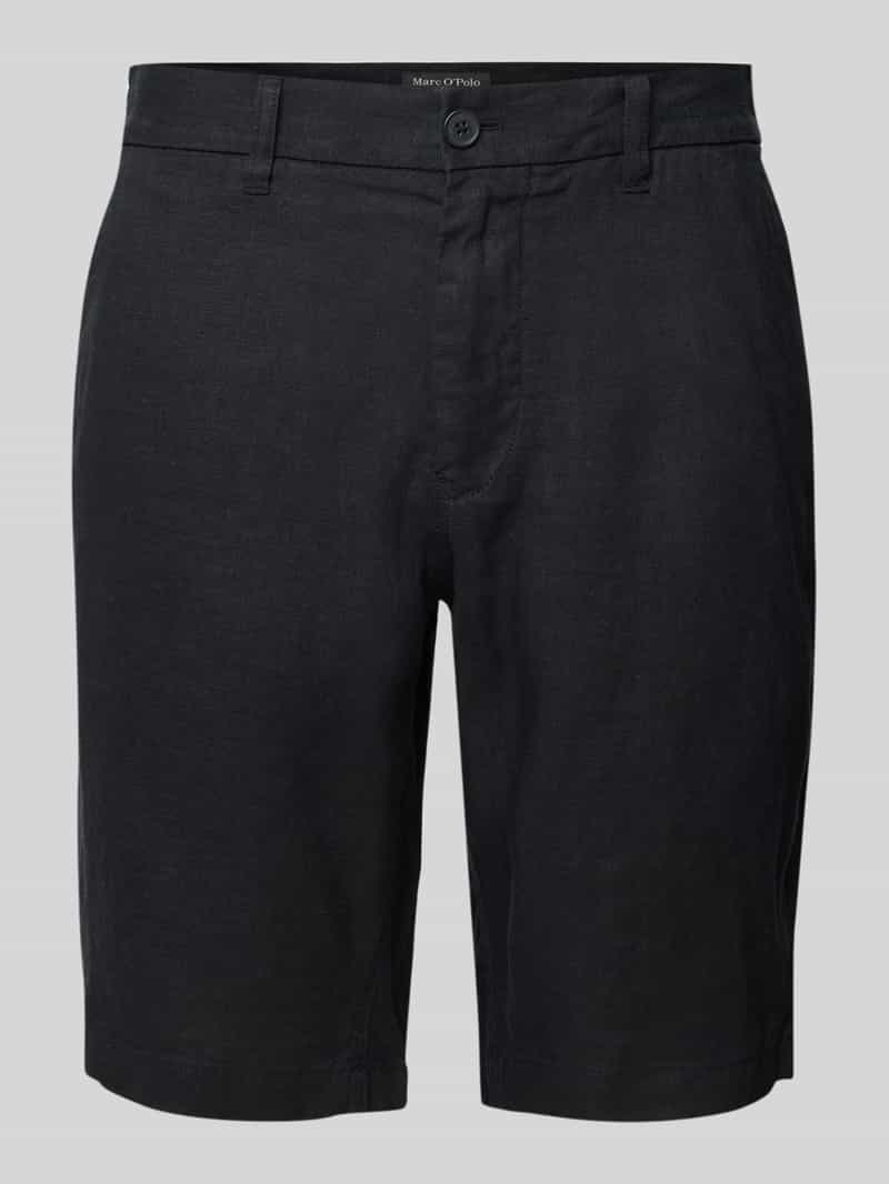 Marc O'Polo Regular fit korte broek van puur linnen model 'RESO JOGGER'