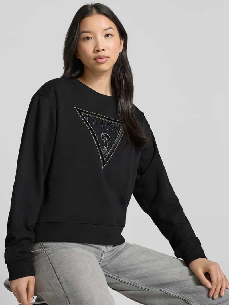 Guess Sweatshirt met labeldetail