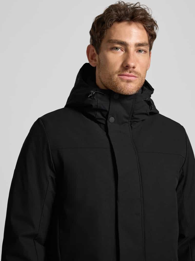 Tom Tailor Denim Regular fit parka met waterafstotende functie