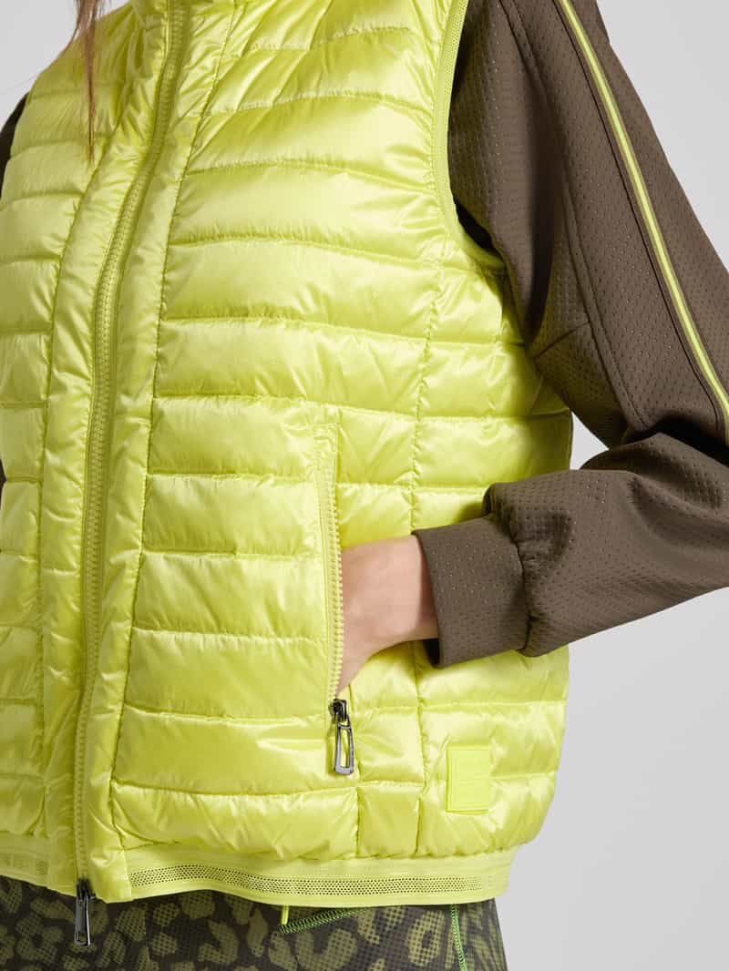 Marc Cain Gewatteerde bodywarmer met tweewegritssluiting