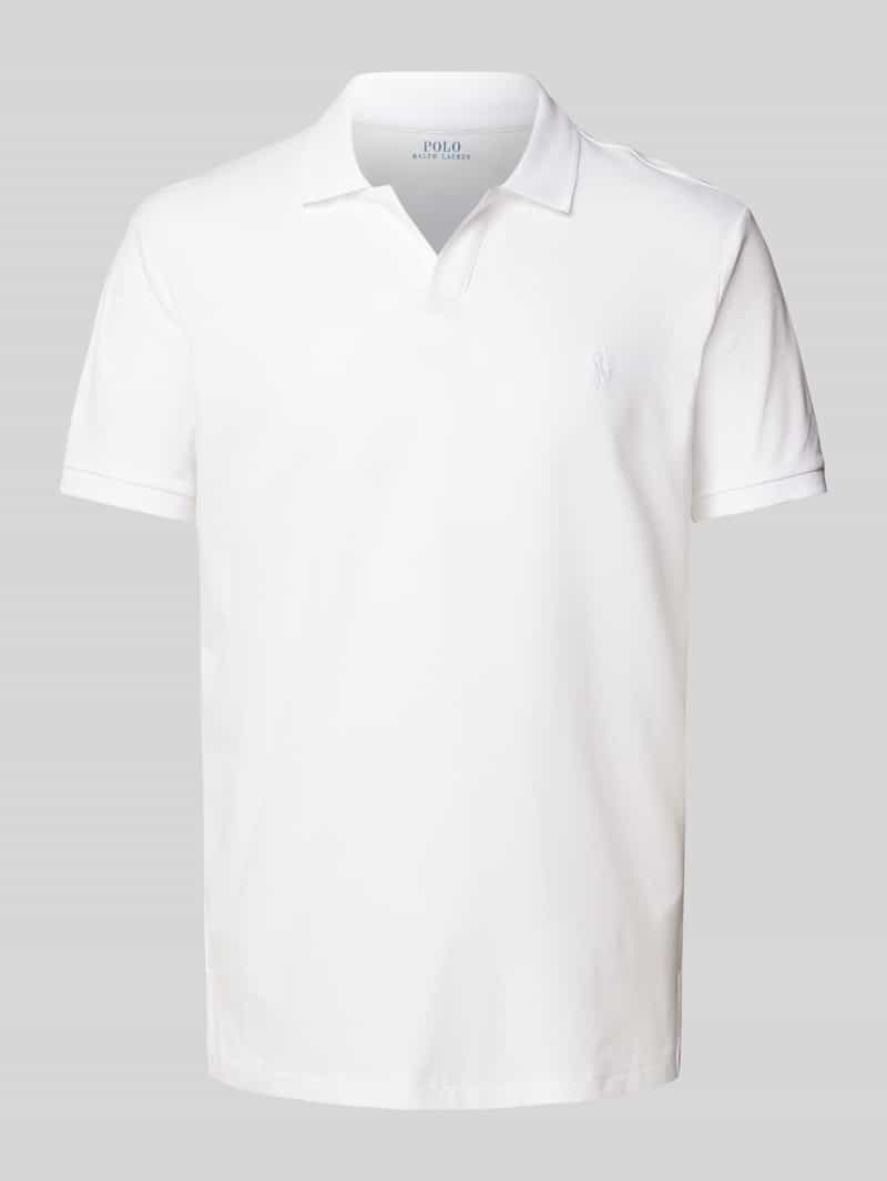 Polo Ralph Lauren Regular fit poloshirt met labelstitching model 'JOHNNY'