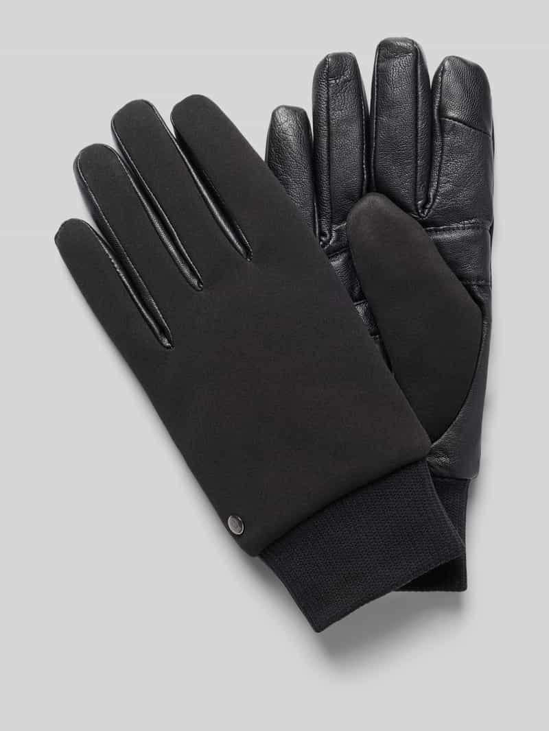 Handschoenen van geitennappaleer met ribboordjes Baltimore