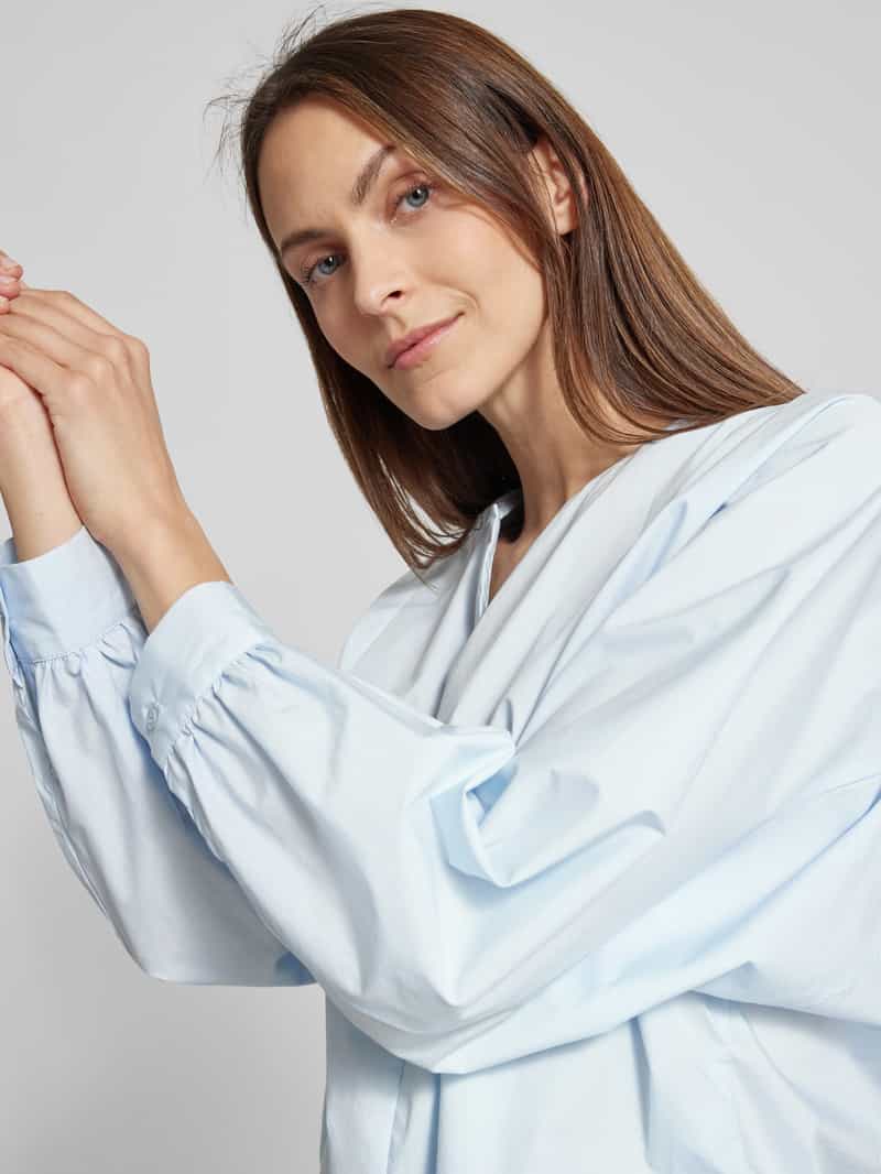 LANIUS Regular fit blouse met V-hals