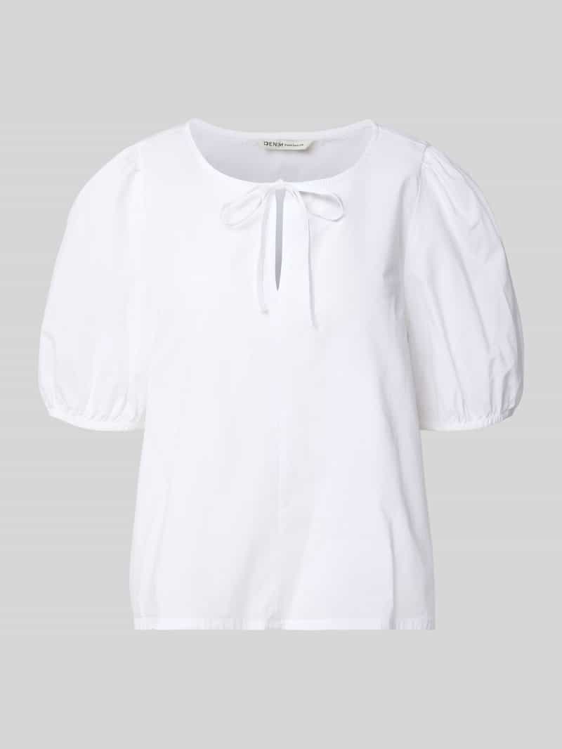 Tom Tailor Denim Regular fit blouse van puur katoen
