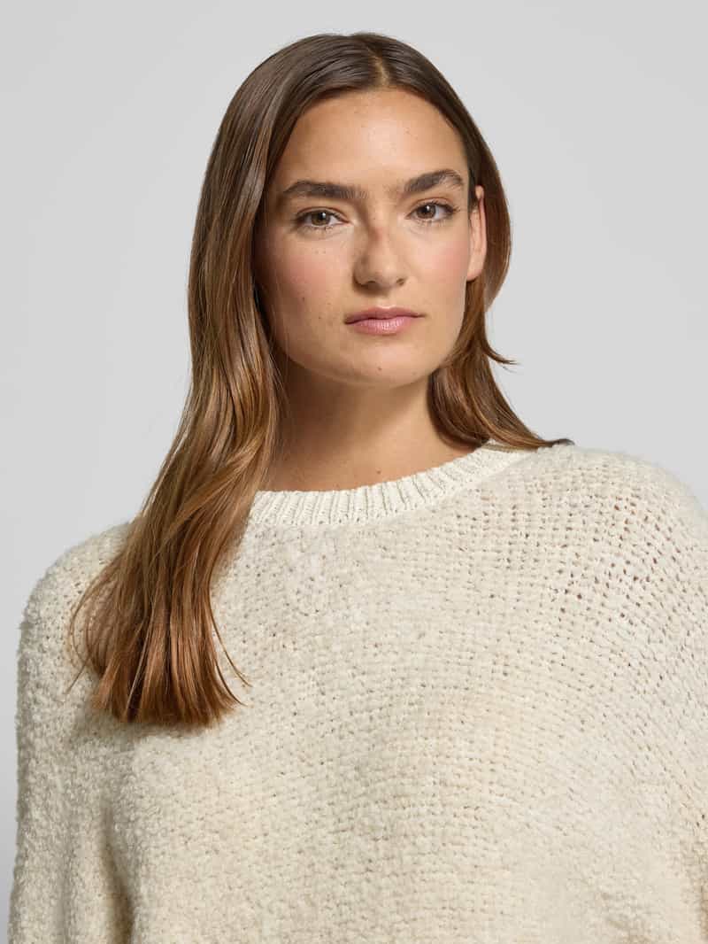 Rich & Royal Loose fit gebreide pullover met wol