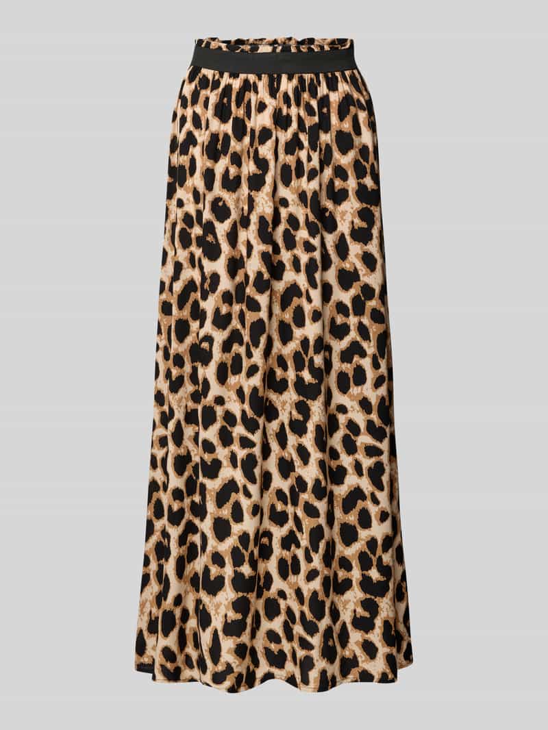 Only Uitlopende maxirok van pure viscose model 'VENEDIG'