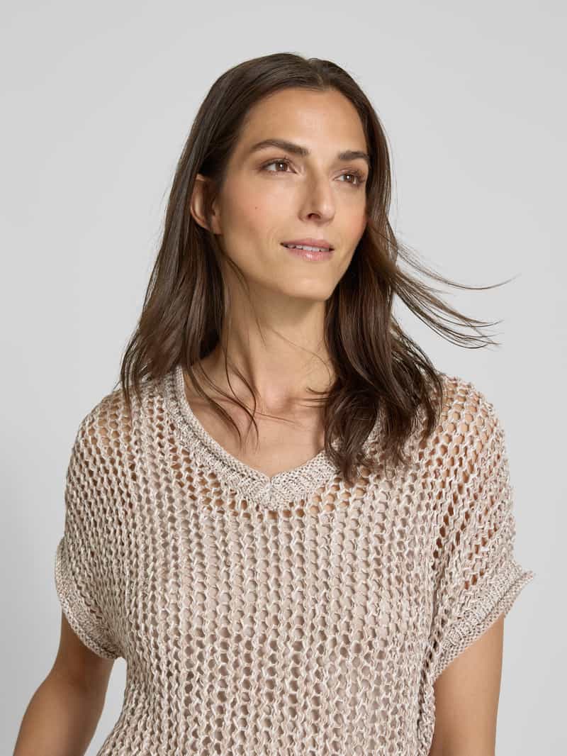 Soyaconcept Gebreide pullover met ribboorden model 'RUDY'