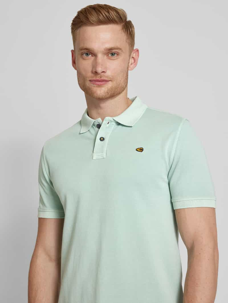 camel active Poloshirt met labelstitching