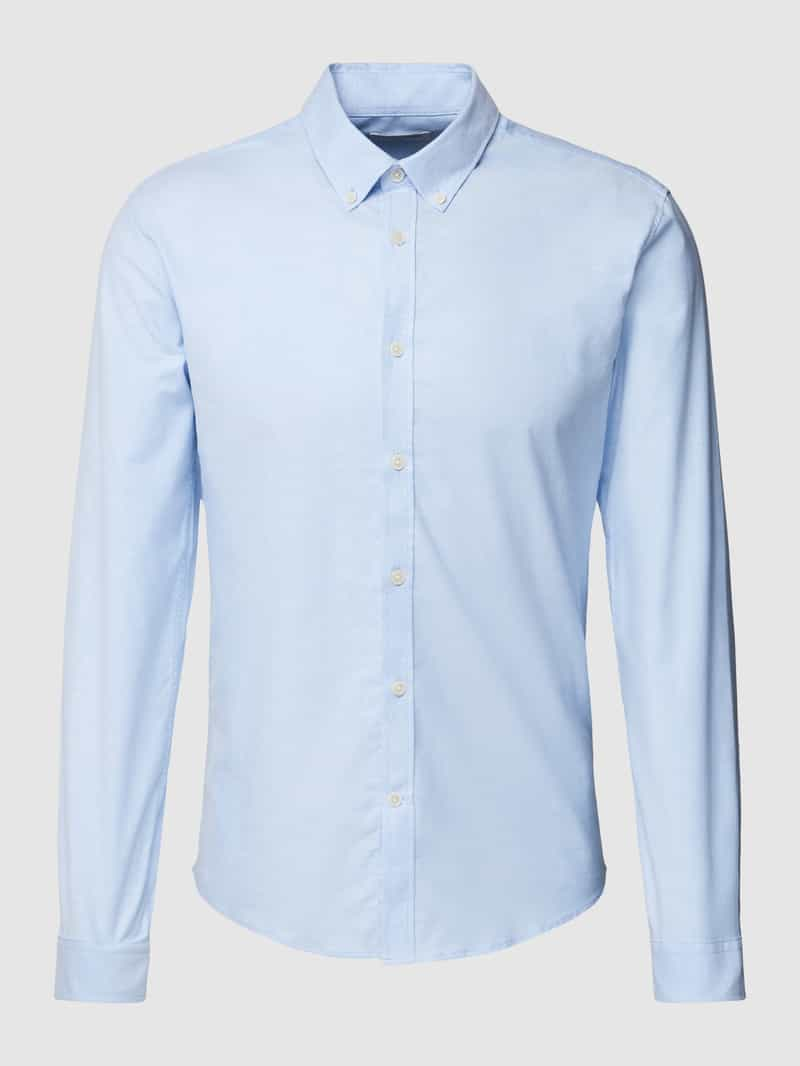 Lindbergh Slim fit vrijetijdsoverhemd met button-downkraag, model 'Oxford'