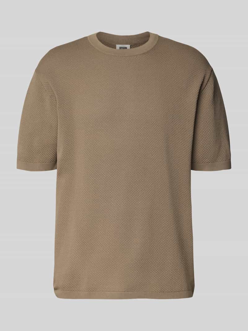 drykorn Gebreid shirt met structuurmotief model 'Derico'