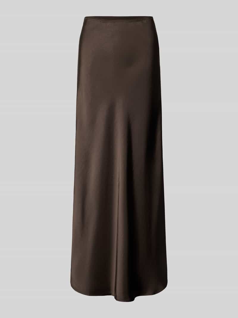 NEO NOIR Midirok van satijn met elastische band model 'URA'