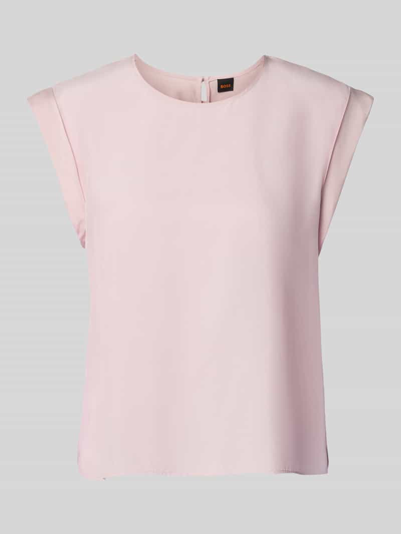 Boss Orange Regular fit blousetop van een mix van cupro en viscose model 'IRNETTE'